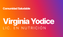 Charla motivadora de Virginia Yodice (Nutricionista)