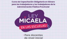 LEY MICAELA: Nueva inscripción para Nivel Inicial