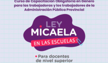 LEY MICAELA: Nueva inscripción para Nivel Superior