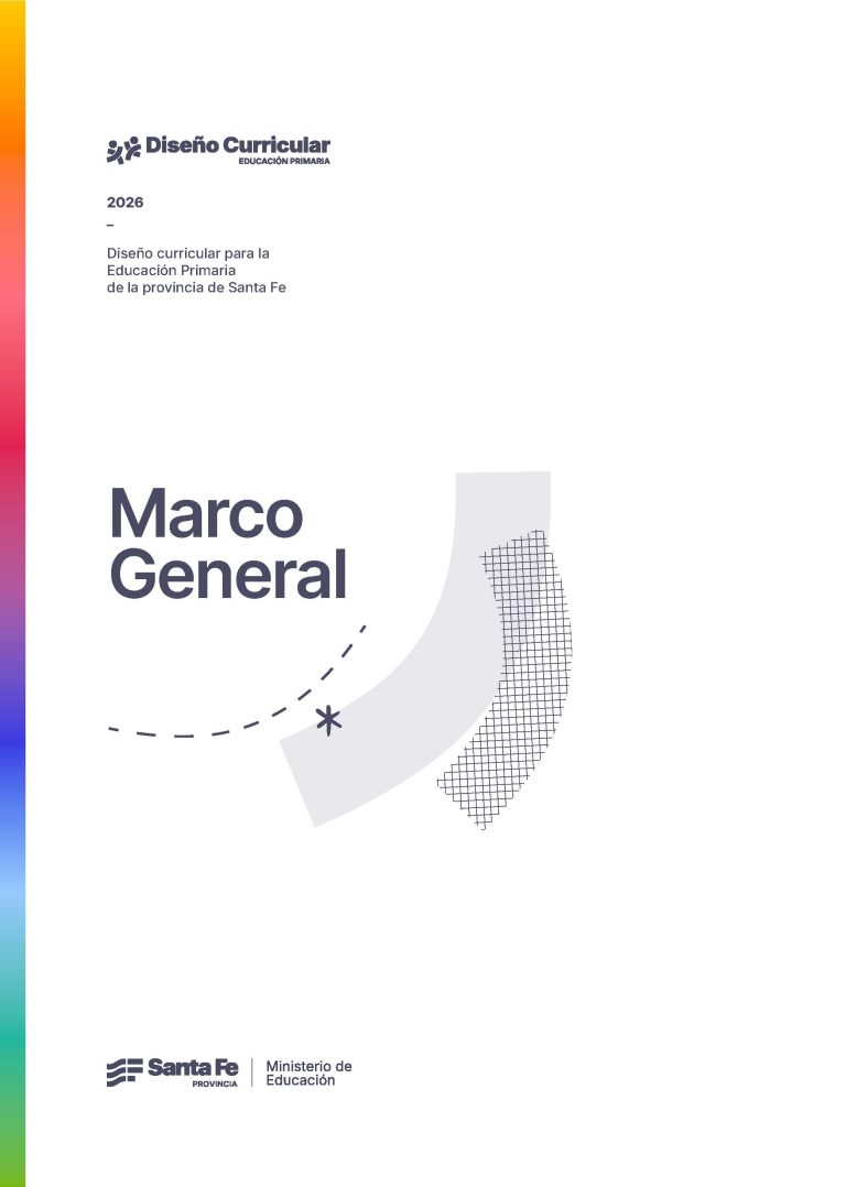 Portada documento Marco General del Diseño curricular para la Educación Primaria de la provincia de Santa Fe